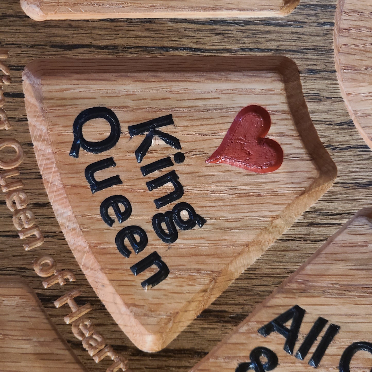 Limited Edition 20"x20" Solid Red Oak Tripoli, Michigan Rummy or Rummoli Board (6-7-8 with Turn Table)