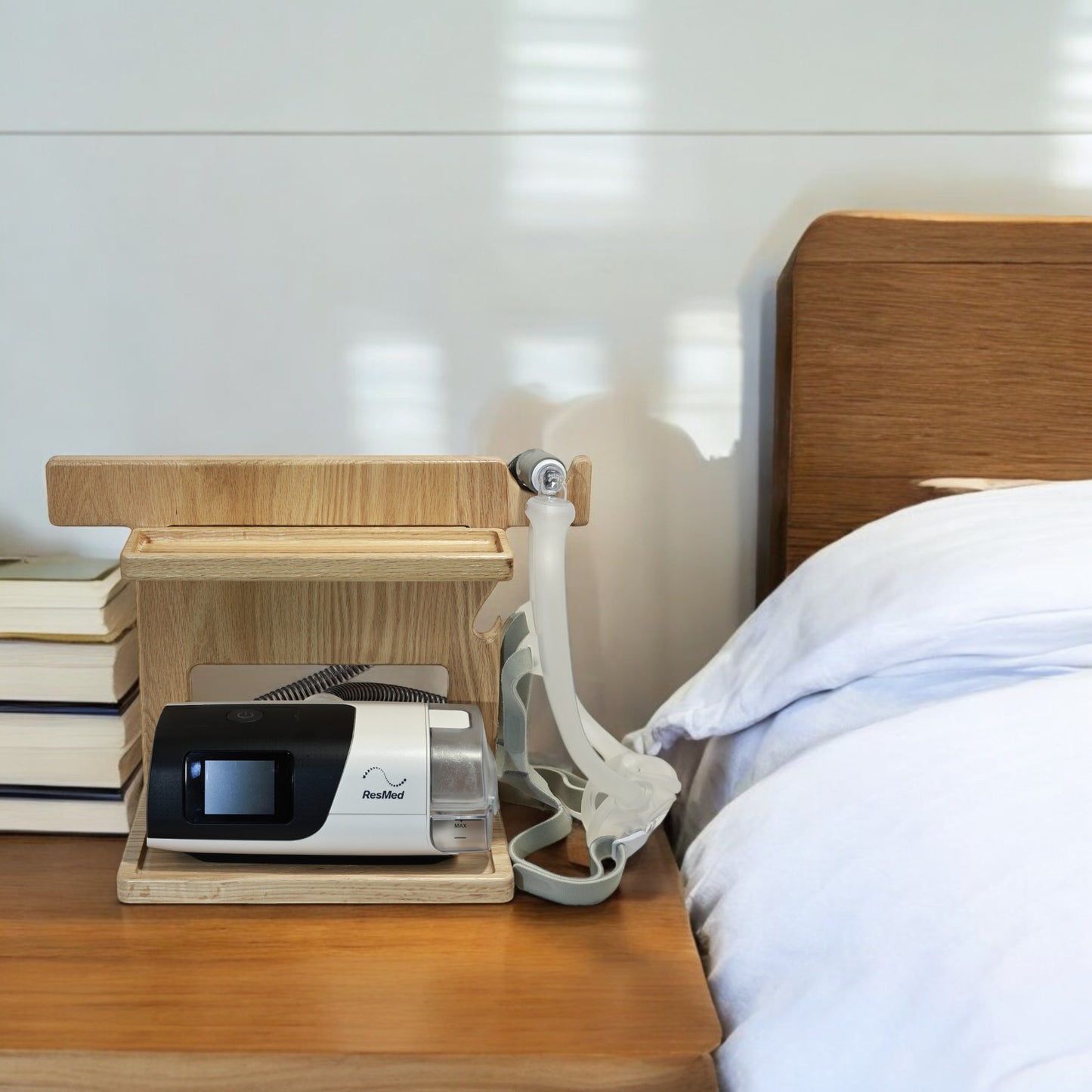 CPAP Stand with Catchall Trays for Phone, Watches and more (Small)