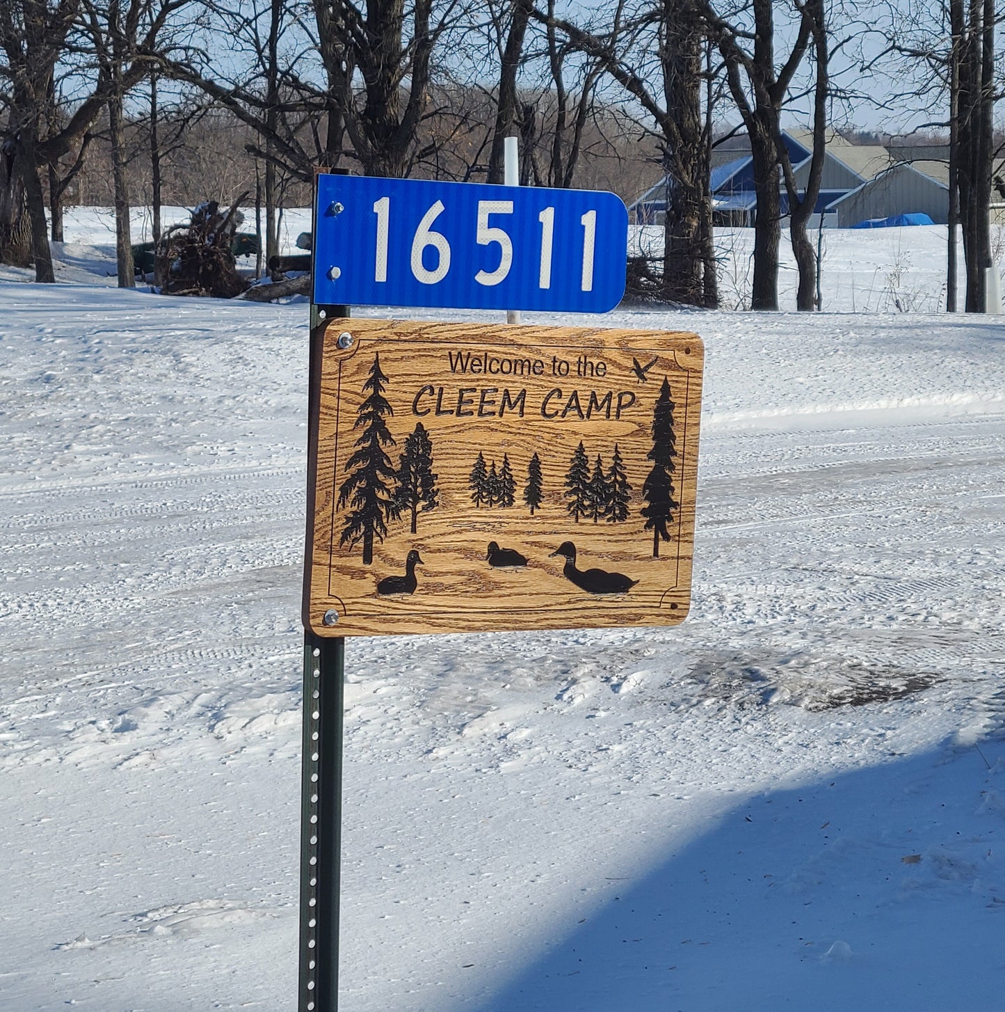 Ducks and Trees Family Cabin Signs, Welcome or Lake Home Signs